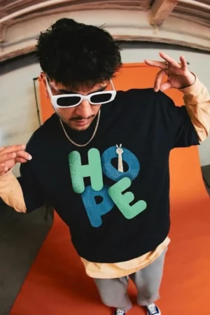 D-VIBE HOPE Heavyweight Oversized Graphic T-Shirt