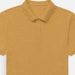 D-VIBE Men's Premium Cotton Polo T-Shirt - Mustard Yellow