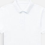 D-VIBE Men's Premium Cotton Polo T-Shirt - White