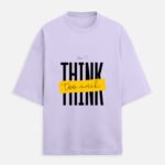 D-VIBE HOPE Unisex Terry Oversized Tee - Lavender